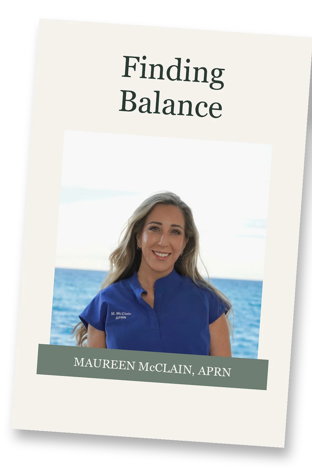 Finding Balance by Maureen McClain, APRN, book cover